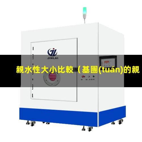 親水性大小比較