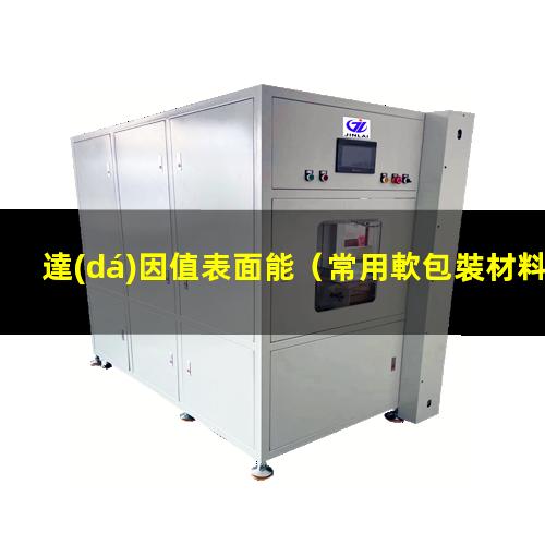 達(dá)因值表面能（常用軟包裝材料達(dá)因值表）達(dá)因值表示鐳雕嗎