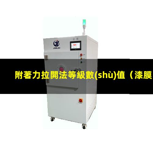 附著力拉開法等級數(shù)值