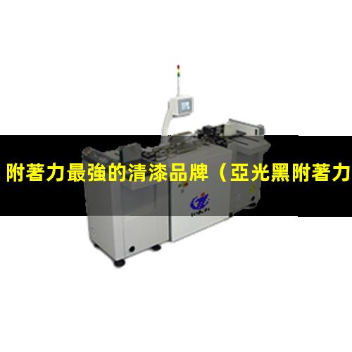 附著力最強的清漆品牌